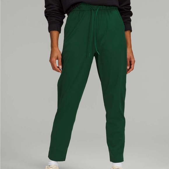 lululemon athletica Pants - Lululemon • Stretch High Rise 7/8 Pant *Luxtreme 25" Everglade Green Size 2